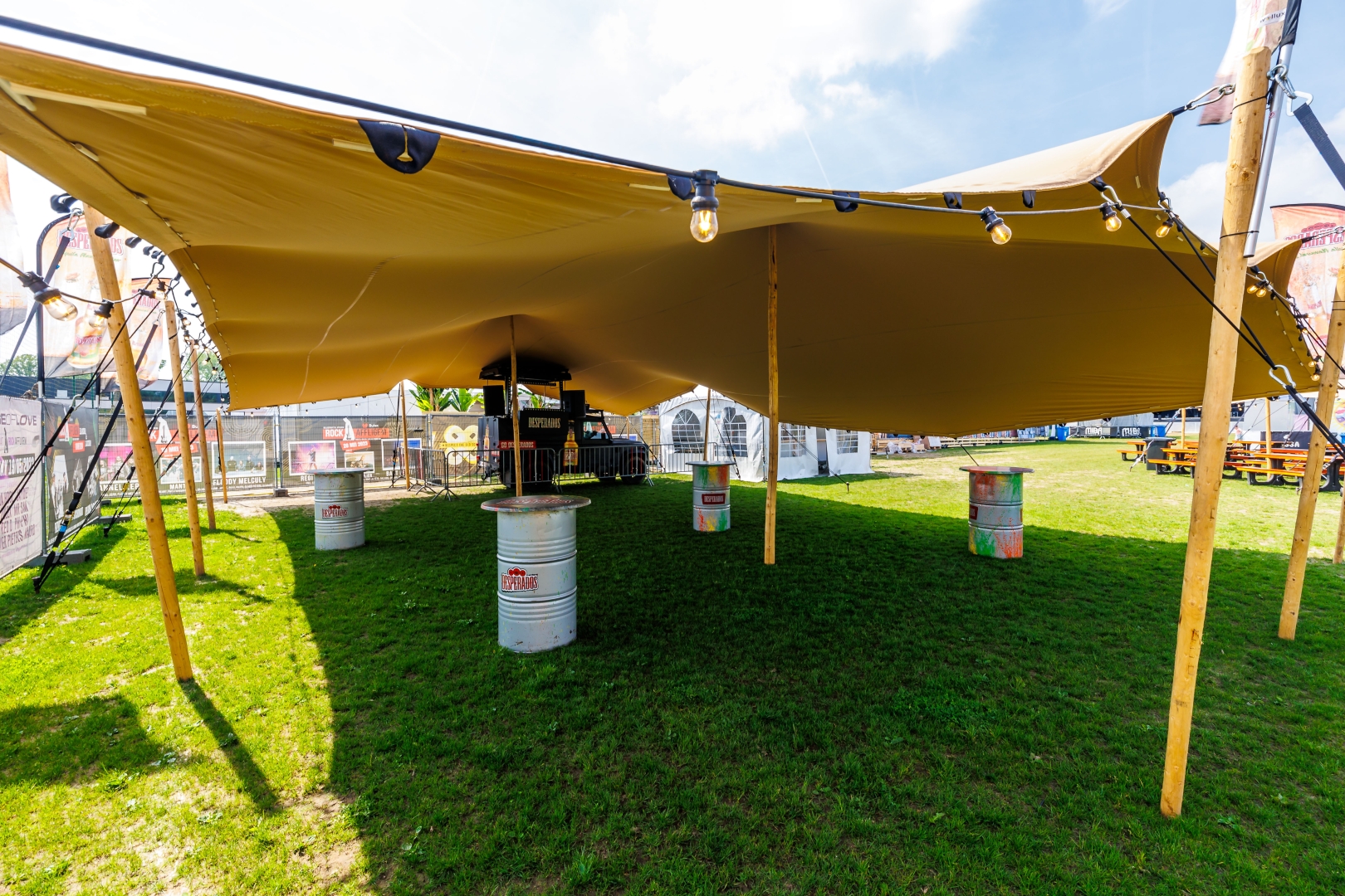 Stretchtent 10 x 12m - 120m²