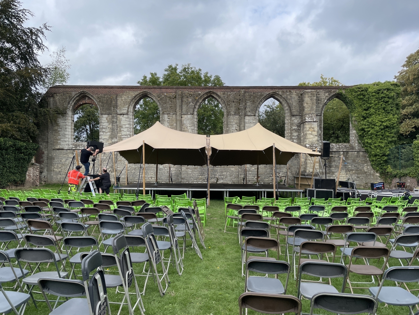 Stretchtent 10 x 12m - 120m²