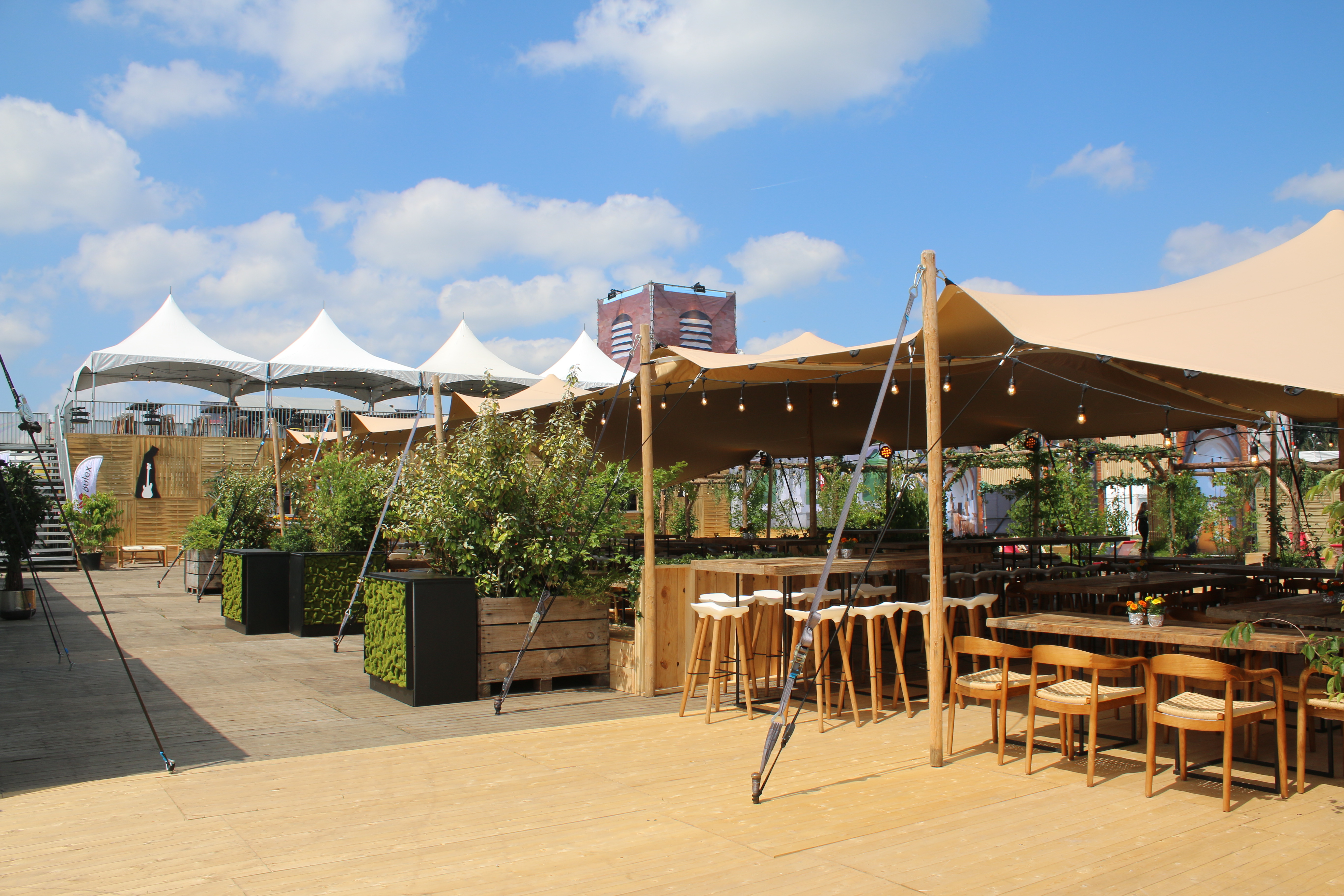 Stretchtent 10 x 27m - 270m²
