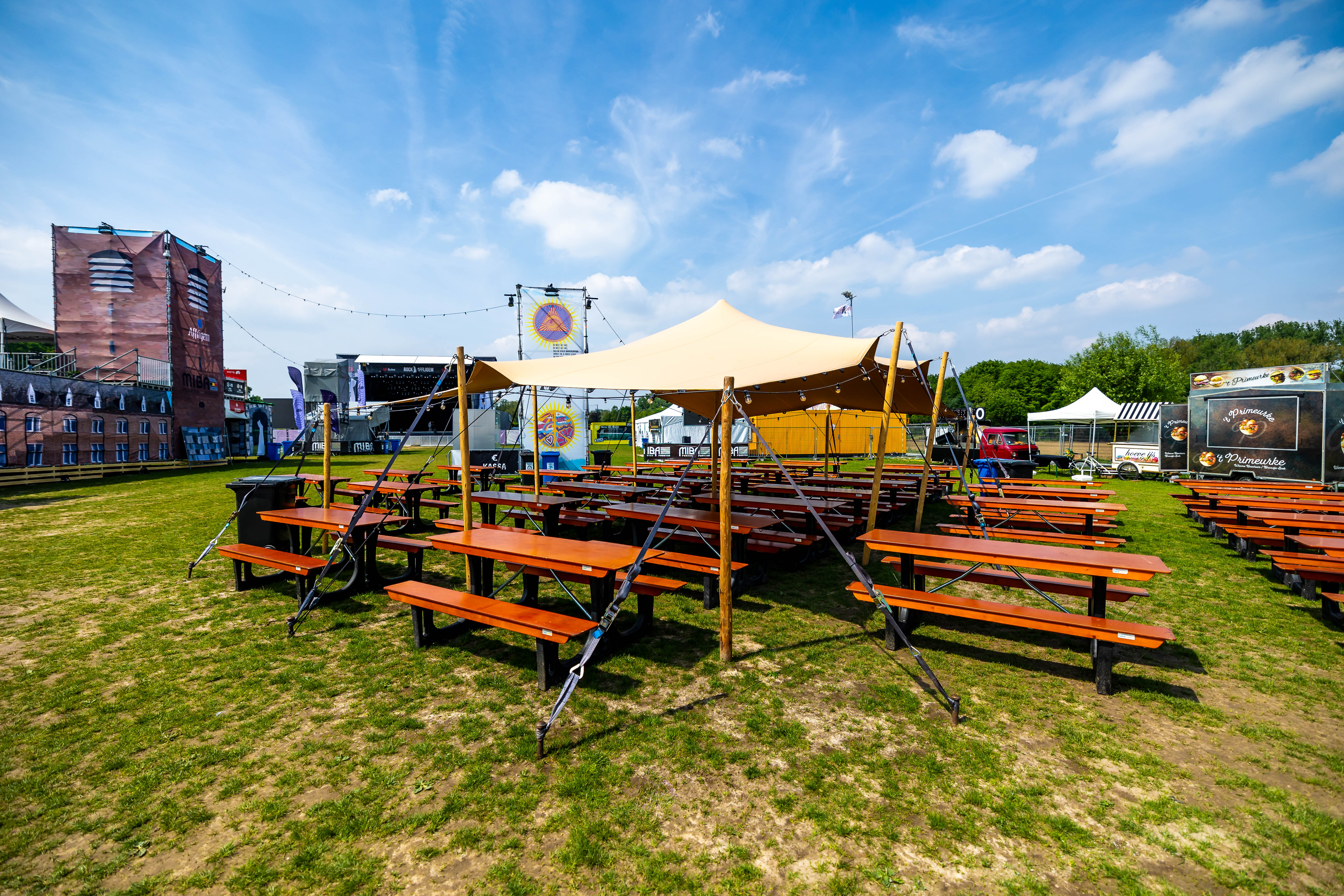 Stretchtent 10 x 10m - 100m²